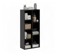 Baroni Home Librería de cubos modulares, estantería modular multiusos para salón, dormitorio y entrada, diseño moderno, montaje sencillo (7 cubos)