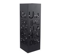 Baroni Home Paragueros Modernos Diseño Umbrella - Paragueros Originales Gris Paloma con Gancho y Bandeja de Goteo Extraíble para Decorar el Hogar y la Oficina 15,5x15x49 cm