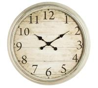Baroni Home Reloj de pared de PVC silencioso estilo vintage, 76x76x6 cm