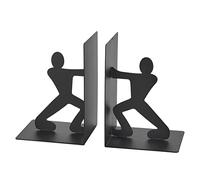 Baroni Home Sujetalibros de Metal, Negro