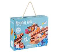 Baroni Toys Puzzle para Niños, Juego de Cartón Educativo y Divertido para Niños 4+, Puzzle de 72 Piezas, Idea de Regalo, 90x60 cm, Arca de Noé