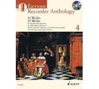 Baroque Recorder Anthology Vol. 4 +CD (Schott Anthology Series)