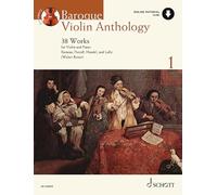 Baroque Violin Anthology: 38 Pièces. Vol. 1. violin and piano.
