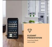 Barossa 34 Duo Vinoteca 34 botellas 80 litros 2 zonas Control táctil Klarstein