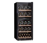 Barossa 54cm 91 Botellas Vinoteca Integrable 2 Zonas Negro
