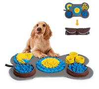 Barpor Alfombrilla de olfateo para Perros: tapete de Juguetes para Mascotas pequeñas para Entrenamiento de Comportamiento y fomenta Las Habilidades Naturales de búsqueda y la alimentación Lenta