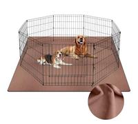 Barpor Almohadillas Lavables para orina para Perros de 48 x 66 Pulgadas, Almohadillas Gruesas Reutilizables para Cachorros, de Fuerte absorción, a Prueba de Fugas, a Prueba de masticaciones,