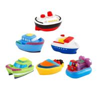 Barquitos Juguetes para Baño - Juguetes Acuáticos,Accesorio de Juego para Bañera y Piscina, 6 Piezas de Entretenimiento para Bebés