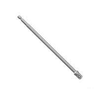 Barra adaptadora de enchufe de acero al cromo vanadio de 200 mm con vástago hexagonal de 1/4 3/8 1/2 para cambio rápido y portabrocas estándar (9,5 mm)