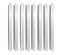 Barra adaptadora para mesa de alimentos - Barra adaptadora de mesa Divisor de alimentos de metal, paquete de 8 varillas de acero inoxidable, soporte divisor de metal, conector de bandeja fraccionada |