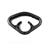 Barra Agarre Motocicleta Apoyabrazos Depósito Combustible Gas Pasajero para Suzuki GSX250R GSX-R600 GSX-R750 GSX-R1000 GSX-S 750 GSX650 GSF650 GSR600(Negro)
