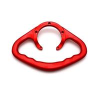 Barra Agarre Motocicleta Manillar Reposabrazos Trasero Motocicleta Manija Tanque Combustible para Z800 Z1000 Z1000SX Z650 Z900 ZX-6R ZX-10R para Ninja(Rojo)