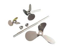 Barra agitadora de acero inoxidable 304 for laboratorio Barra agitadora de paleta de tres palas Tres hélices for mezclador de laboratorio(Three leaves 100mm)