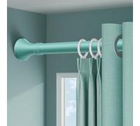 Barra ajustable de 40 a 500 cm, 3 m, sin taladro, para decoración del hogar, color verde, perfecta para sala de estar y dormitorio