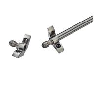 Barra alfombra escalera Varillas De Alfombra Antidesplazamiento Corredores Escaleras, Varilla Sujeción Alfombras Escalera Profesional, Juego Postes Peldaños Fácil Instalación(10pcs B,32inch/81cm)