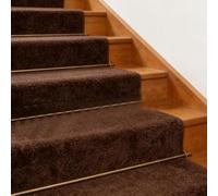 Barra alfombra escalera Varillas De Tensión Para Corredores Alfombras, Barras Sujeción Escalera Latón Bricolaje Residencial Antiguo, Tira Fijación Antideslizante Retro Para Alfombra(15 pcs,40"/102cm)