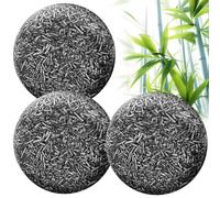 Barra Anti-Canas Hombre 3 PCS Anti Grey Bar Jabón Gris Brillante Jabón para el Cabello Contra Canas Jabón Negro para Canas Jabón Negro para Una Limpieza Profunda del Cabello