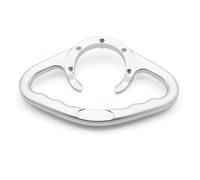 Barra Apoyo Tanque Combustible Agarraderas Pasajero De Motocicleta Barra De Agarre Tanque Apoyabrazos para para Ninja 250 500 ZX11 ZXR400 ZXR750 ZRX1100(Plata)