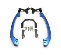 Barra Apoyo Tanque Combustible Apoyabrazos Asiento Trasero De Motocicleta Manillar De Pasajero Apoyabrazos para MT07 FZ07 MT 07 FZ 07 2013 2014 2015 2016(Titanio)