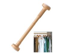 Barra Armario Barra de Armario Ajustable Montada a Presión, Barra Extensible de Acero Inoxidable Sin Soporte para Taladrar, Barra de Armario Que Ahorra Espacio para Colgar Ropa(Yellow,50-80cm(19 3/4-3
