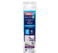 Barra bajo puerta de PVC cepillo para moquetas tesamoll, 1 m x 43 mm, color blanco