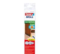 Barra bajo puerta de PVC cepillo para moquetas tesamoll, 1 m x 43 mm, color marrón