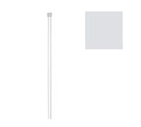 Barra Baño Recta Extensible 18 mm. (0,74-1,26) Blanco