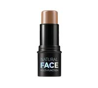 Barra bronceadora, barra de contorno mate en crema, una barra de maquillaje profesional para contornear y perfilar, con cobertura, larga duración y resistente al agua (#4, mediano)