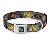 Barra Caliente con Calavera de Llama para Collar de Perro, pequeña/22,86 cm