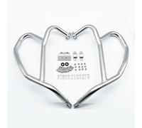 Barra Choque Superior Acero Inoxidable Motocicleta para NC750X para NC 750X2021 2022 Protector De Marco Parachoques Protección Motor Protección contra Caídas Motocicleta(Plata)