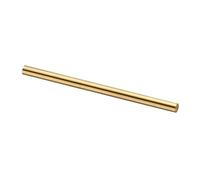 Barra circular de latón, accesorios de bricolaje, tira de metal, varilla redonda fácil de cortar for mango de cuchilla, remache, tornillos, pasadores, herramientas(6 * 100mm)