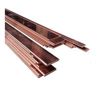 Barra colectora de cobre puro Bopaodao C110 de 3 mm x 40 mm x 1240 mm (38,82 pulgadas) for uso eléctrico y arquitectónico(1Pcs W: 50mm)