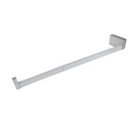 Barra colgador para armario castor con luz led y sensor movimiento en color gris metalizado 70.8 cm corte ajustable 71 cm