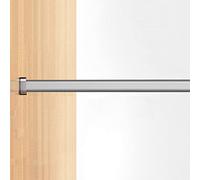 Barra colgante de metal para armario, barra de soporte de ropa de diseño ovalado de 59 pulgadas con tapas de extremo de brida, elegante organizador de armario en oro, negro, blanco y gris para