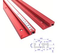 Barra con ranura en T para ingletadora, 45 tipo 1200 mm de barras en T, ranura en T de aluminio, guía de ingletadora con ranura en T para bricolaje, mini barra en T para sierra de mesa de trabajo en