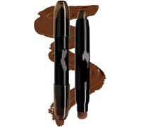 Barra correctora de raíces, corrector de línea capilar, barra de contorno de sombras de doble cabezal, ideal para uso diario en casa, viajes, salón de belleza, para hombres y mujeres.