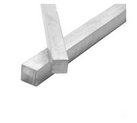 Barra cuadrada de acero inoxidable 304, 30 × 30 mm - 50 × 50 mm de longitud, barra plana de 100 mm, 200 mm, 300 mm y 500 mm, 1 unidad(Length 500mm 1pc,40x40mm)