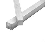 Barra cuadrada de acero inoxidable 304 de 30 x 30 mm, longitud: 100 mm, 200 mm, 300 mm, 500 mm, 800 mm, barra plana, 1 pieza (100 mm)(500mm)