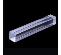 Barra cuadrada de acrílico transparente de barra acrílica plana de 200 mm, barra sólida de acrílico de plástico de 1,5 mm-50 mm for hacer modelos, decoración, artesanías, 1 pieza(25x25mm)