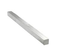 Barra cuadrada de aleación de aluminio de 1 pieza - 100-500 mm de longitud, 5-140 mm de altura - Varilla de metal de núcleo sólido for proyectos de fabricación(100x16x16mm)