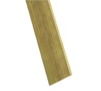 Barra cuadrada de latón H59 for modelismo, placa plana de metal sólido, material de hoja rectangular, 1 pieza(200 * 4 * 12MM)