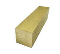 Barra cuadrada de latón H59, placa de metal plana sólida, barra rectangular, tira de maquinaria for decoración del hogar, 1 pieza(100MM*12MM*12MM)