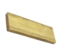 Barra cuadrada de latón H59, placa de metal plana sólida, barra rectangular, tira de maquinaria for decoración del hogar, 1 pieza(150MM*5MM*20MM)