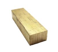 Barra cuadrada plana de latón H59, tira decorativa, accesorios de bricolaje, varilla de metal de precisión for maquinaria, 1 pieza(10x20x100mm)