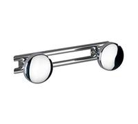 Barra de 2 perchas Basic de acero inoxidable, 24,5 x 6,5 x 6,5 cm, de Wenko, 22751100