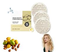 Barra de acondicionador de champú de nueces marroquí,Jabón anticaída del cabello,Champú para el cabello sólido para mujeres y hombres Acondicionador Bar, Hidratante Nutritivo Y Suavizante Fuller