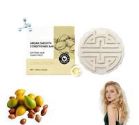 Barra de acondicionador de champú de nueces marroquí,Jabón anticaída del cabello,Champú para el cabello sólido para mujeres y hombres Acondicionador Bar, Hidratante Nutritivo Y Suavizante Fuller
