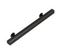 Barra de agarre antideslizante de acero inoxidable negro para el hogar, jardín, pasillos, lofts y jardines de infancia - 300 cm montado en la pared para seguridad y apoyo de ancianos