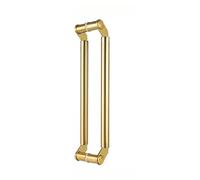 Barra De Agarre Con Asa De Puerta De Doble Cara, Tiradores Redondos for Puertas Instalación Sencilla, Fácil De Limpiar for Baños, Bancos, Oficinas(Gold,80cm/31.5in)