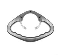 Barra de agarre de la manija del tanque de combustible del pasajero para motocicletas CFMOTO 2020 2024 Material de aleación de aluminio CNC con ranuras para un agarre estable y seguridad (gris)